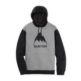 Burton - Oak Seasonal Pullover Fleece - Heather Grey