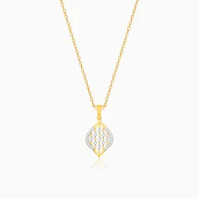 Gold Dreamy Tenderness Diamond Pendant