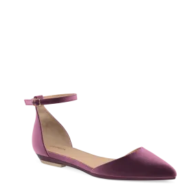 The D'Orsay - Sugar Plum Velvet Flat